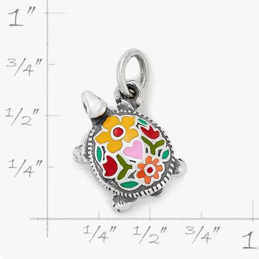 Enamel Festive Turtle Charm