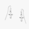 Flared Cross Earrings