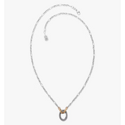 Oval Twist Changeable Charm Necklace