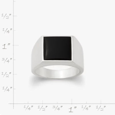 Classic Gemstone Signet Ring