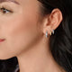 Hinged Huggie Earring Stack