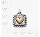 Radiant Heart Charm