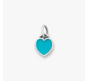 Enamel Connected Hearts Charm