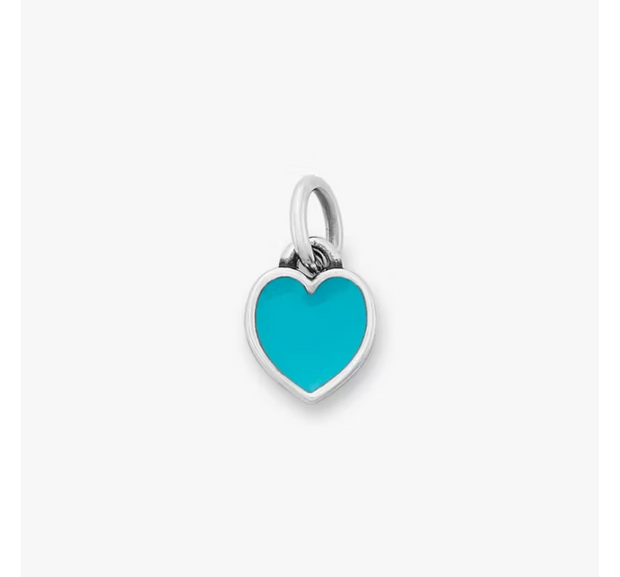 Enamel Connected Hearts Charm