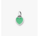 Enamel Connected Hearts Charm