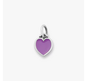 Enamel Connected Hearts Charm