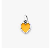 Enamel Connected Hearts Charm