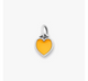 Enamel Connected Hearts Charm