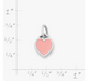 Enamel Connected Hearts Charm