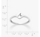 Petite Signet Initial Ring