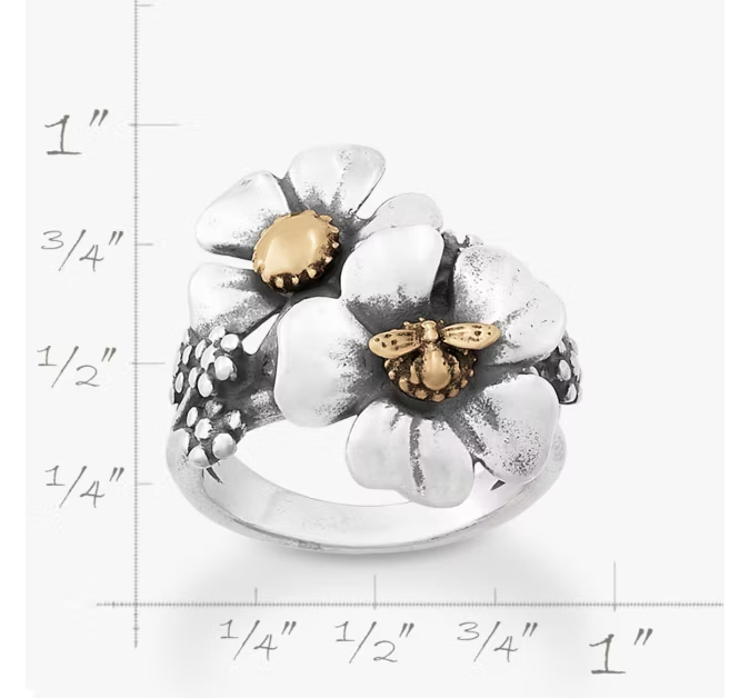Blossoms and Bee Ring