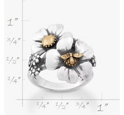 Blossoms and Bee Ring