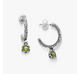 Cherished Birthstone Hoop Dangle Earrings