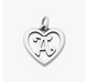 Heart Script Initial Charm
