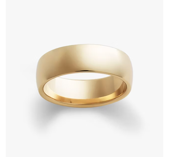Wide Athena Wedding Ring